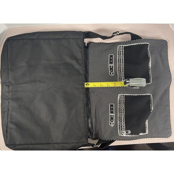 Thirty One- Black Computer Bag. Reversible Front - Picture 3 of 6